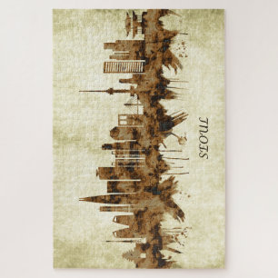 Seoul South Korea Cityscape Jigsaw Puzzle