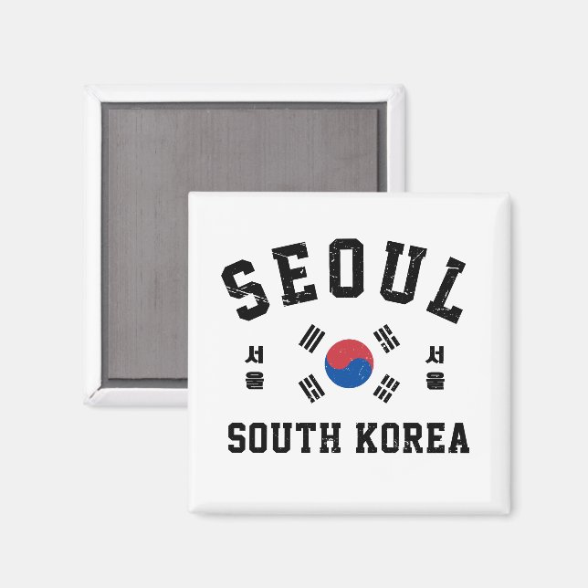 Seoul South Korea  Magnet (Front/Back)