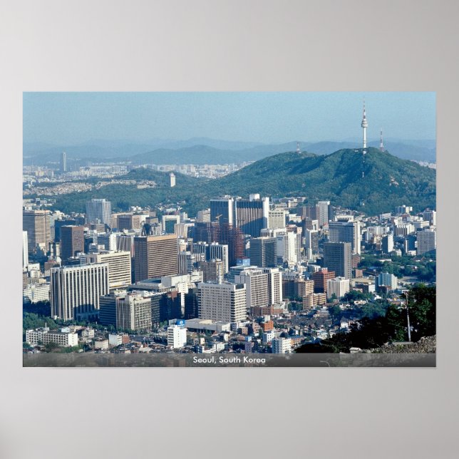 Seoul, South Korea Poster (Front)