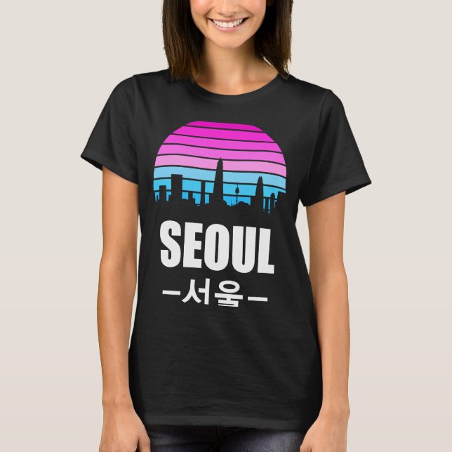 Seoul South Korea South Korean Kpop T-Shirt (Front)