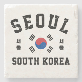 Seoul South Korea Stone Coaster