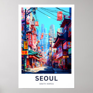Seoul South Korea Travel Print