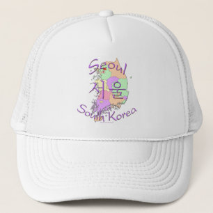 Seoul South Korea Trucker Hat