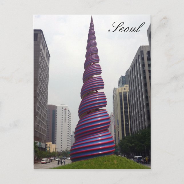 seoul spring art postcard (Front)