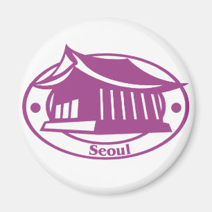 Seoul Stamp Magnet