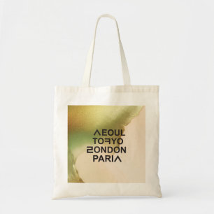 SEOUL TOKYO LONDON PARIS TOTE BAG