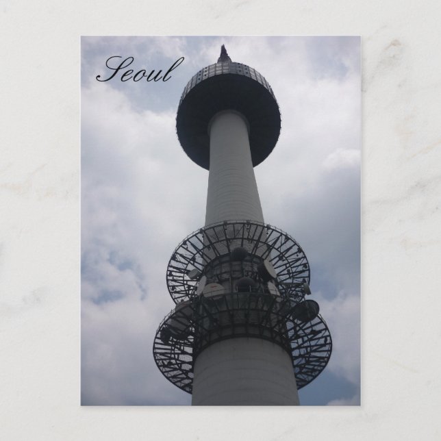 seoul tower postcard (Front)