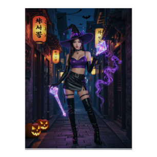 Seoul Witch Vibes – Halloween 2025” Poster