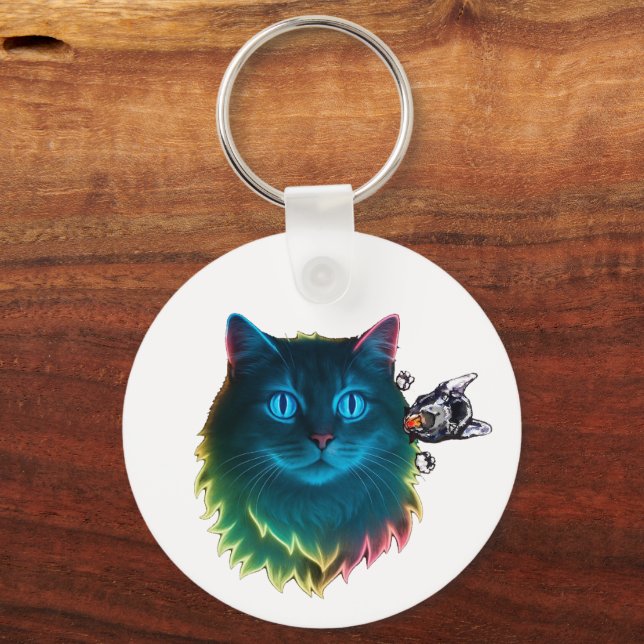 seoul with cats key ring (Front)