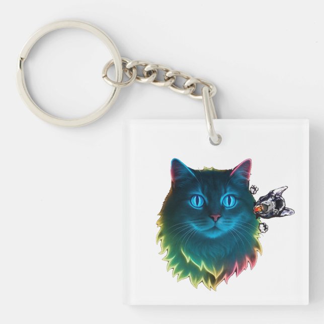 seoul with cats key ring (Front)
