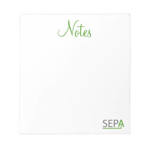 SEPA Logo Notepad