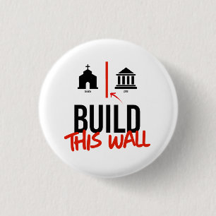Separate Church and State 3 Cm Round Badge