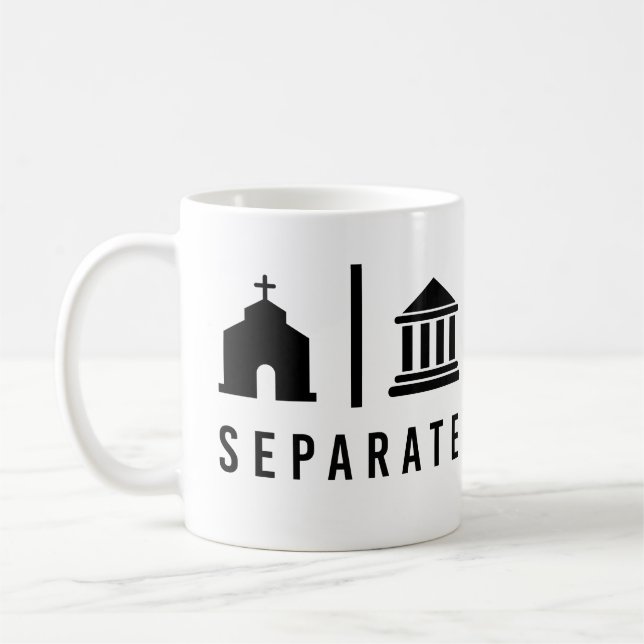 Separate Church and State Coffee Mug (Left)