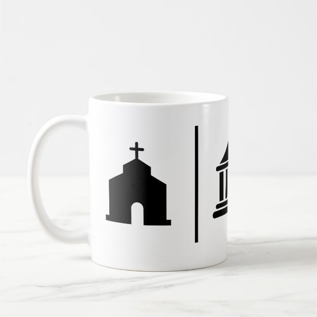 Separate Church and State Coffee Mug (Left)