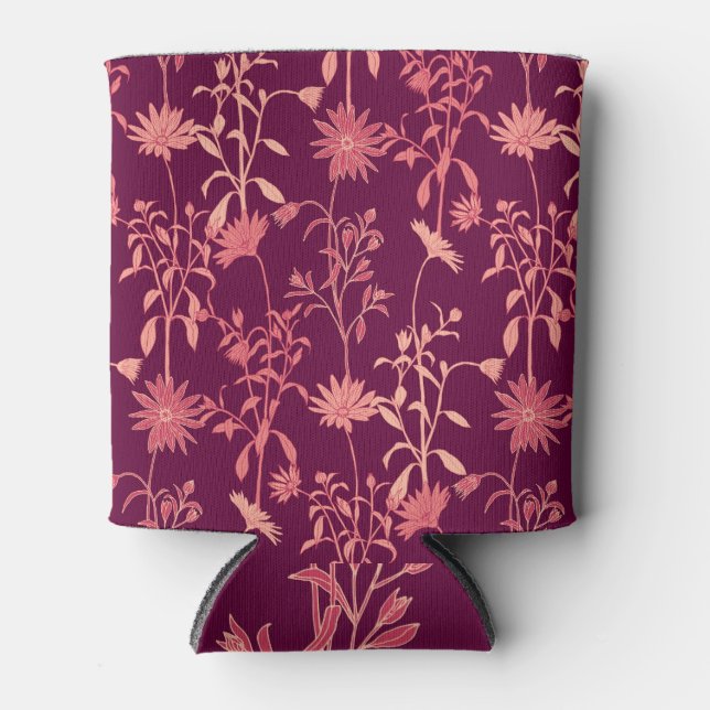 Separate Elements: Floral Vintage Can Cooler (Front)