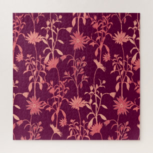 Separate Elements: Floral Vintage Jigsaw Puzzle