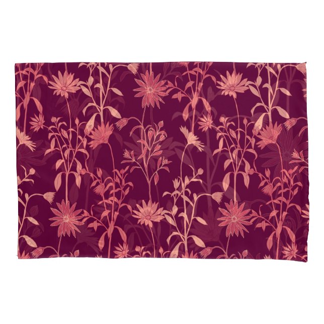 Separate Elements: Floral Vintage Pillowcase (Front)
