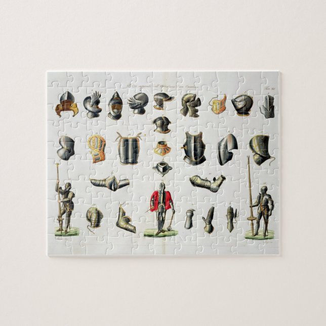 Separate Pieces of a Knight's Armour, plate 15 fro Jigsaw Puzzle (Horizontal)