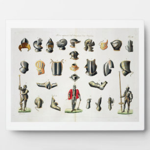 Separate Pieces of a Knight's Armour, plate 15 fro Plaque