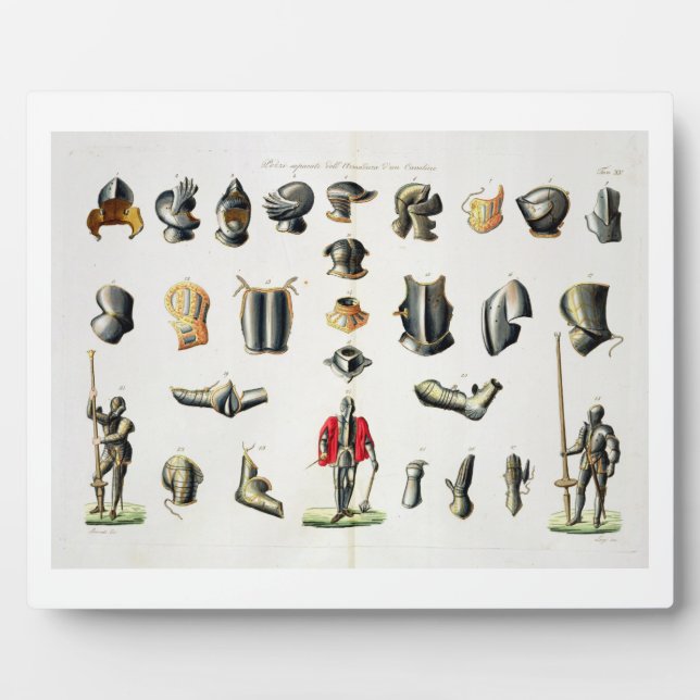 Separate Pieces of a Knight's Armour, plate 15 fro Plaque (Front)