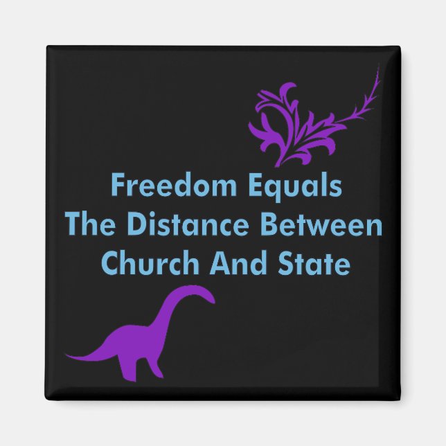Separation of Church and State Magnet (Front)