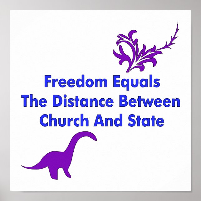 Separation of Church and State Poster (Front)