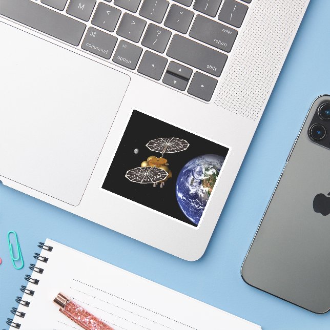 Separation Of Entry Vehicle On A Mars Mission. (Laptop w/ iPhone)