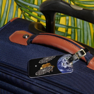 Separation Of Entry Vehicle On A Mars Mission. Luggage Tag