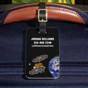 Separation Of Entry Vehicle On A Mars Mission. Luggage Tag