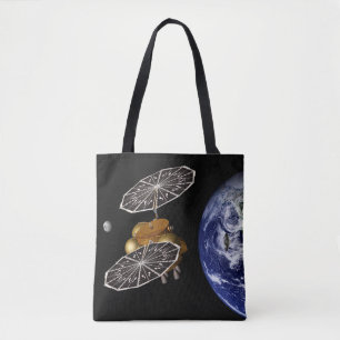 Separation Of Entry Vehicle On A Mars Mission. Tote Bag