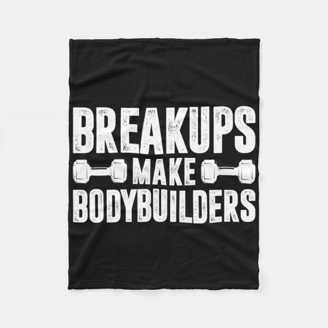 Separations Make Bodybuilders Fitness Training In  Fleece Blanket (Front)
