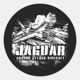 SEPECAT Jaguar Classic Round Sticker