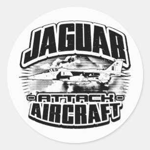 SEPECAT Jaguar Classic Round Sticker