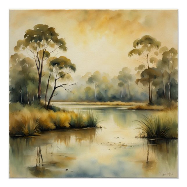 sephia landscape wall art (Front)