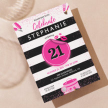 Sephora Theme Birthday Invitation