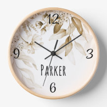 Sepia Baby Nursery Dutch Art Watercolor Floral