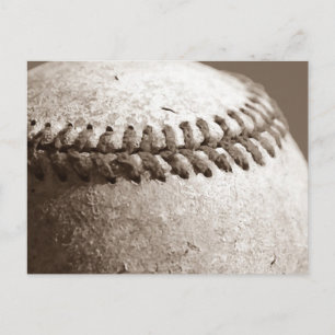 Sepia Baseball Postcard