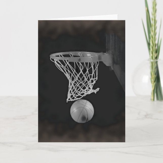 Sepia Basketball Card (Front)
