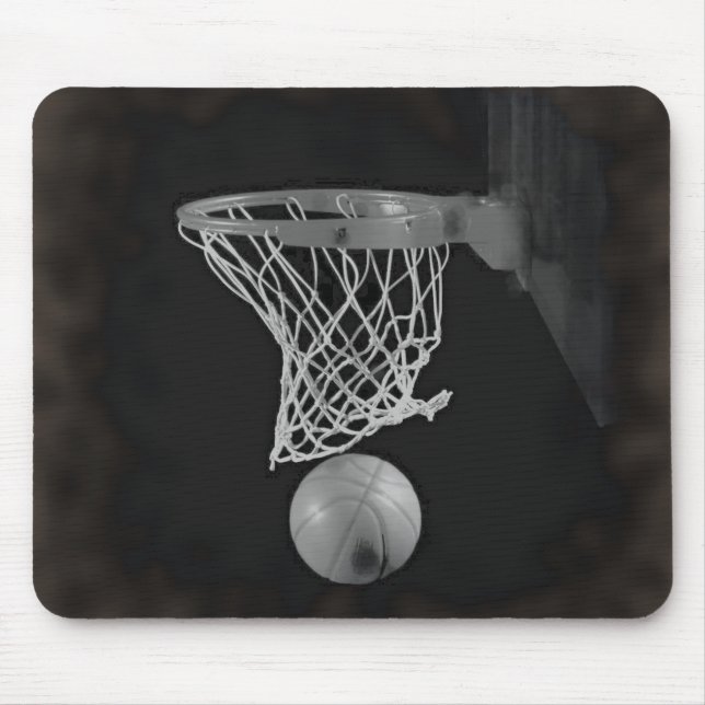 Sepia Basketball Mouse Mat (Front)