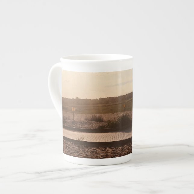 Sepia Beach Mug (Front Left)