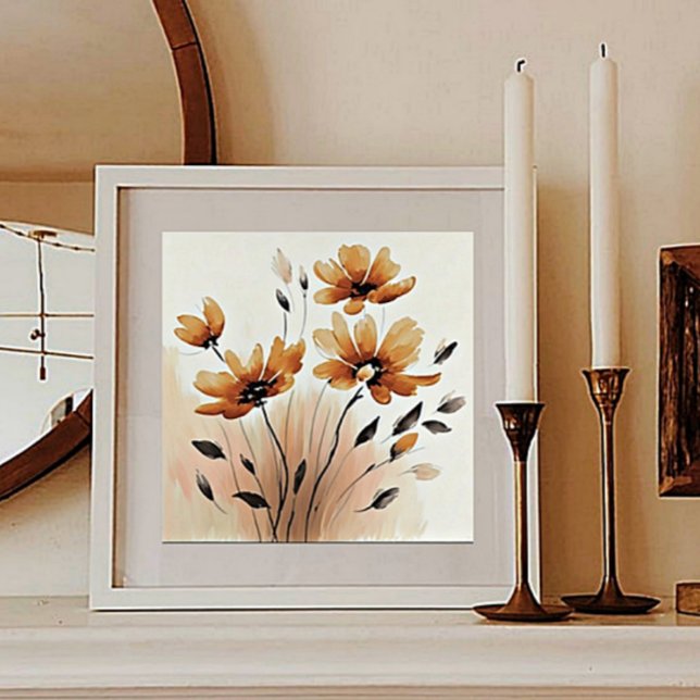 Sepia blooms  poster (Creator Uploaded)