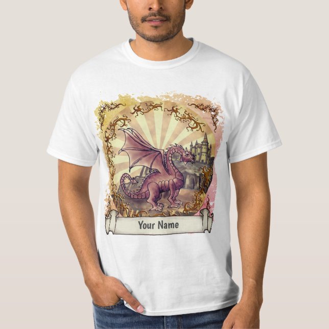 Sepia  Castle dragon shirt (Front)