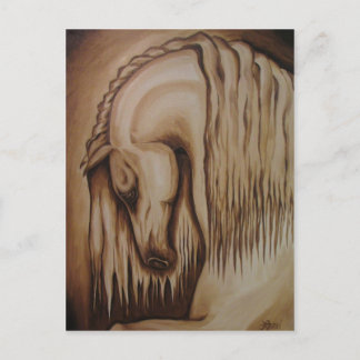 SEPIA CLASSIC HORSE POSTCARD