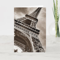 Sepia Colour Eiffel Tower Paris