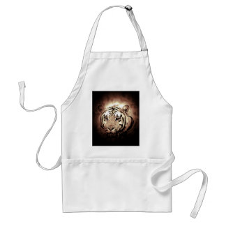 Sepia Colour Tiger Standard Apron