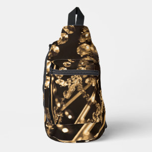 Sepia Crystal Chandelier  Sling Bag