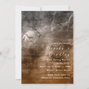 Sepia Dream Forest Wedding Invitation
