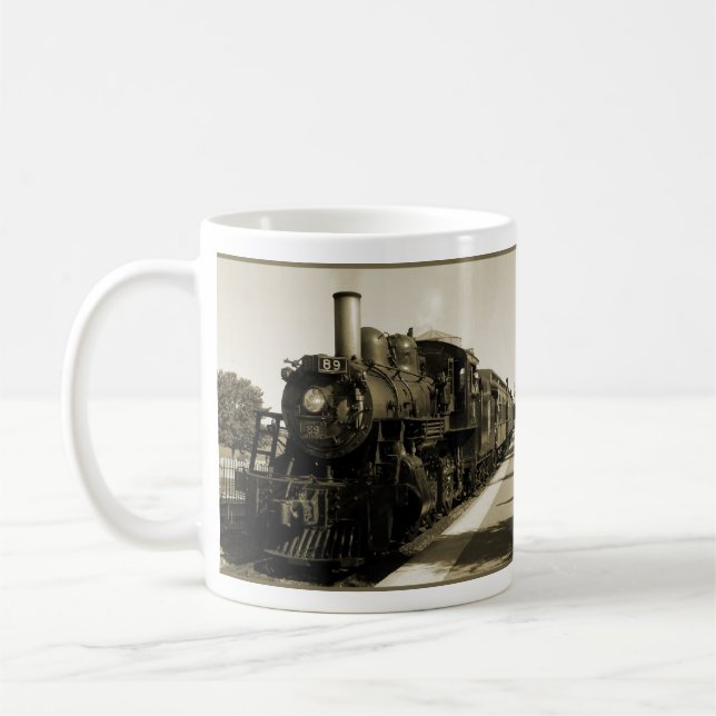 Sepia Engine Coffee Mug (Left)