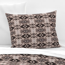 Sepia eye-like geometric M-size pattern