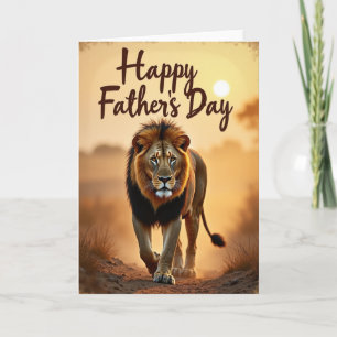 Sepia Fathers Day Message Card